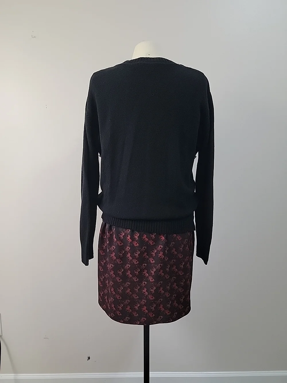 Coach black knit